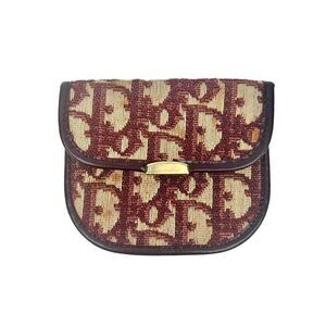 Christian Oblique Montaigne Wine Coin Purse